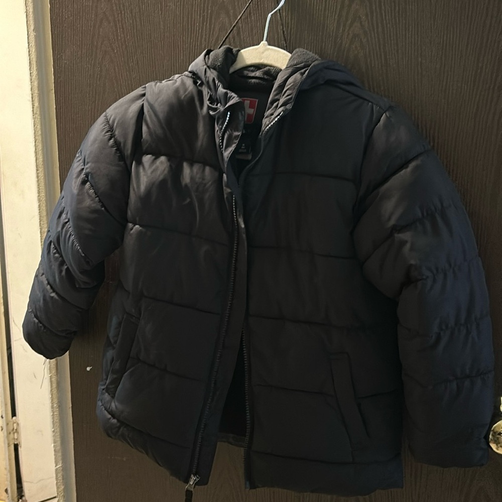 Boys black winter coat